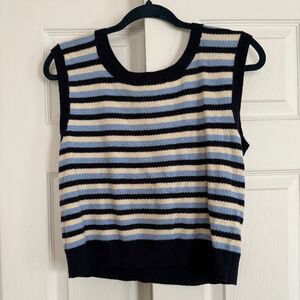 Molly Bracken Striped Sweater Vest